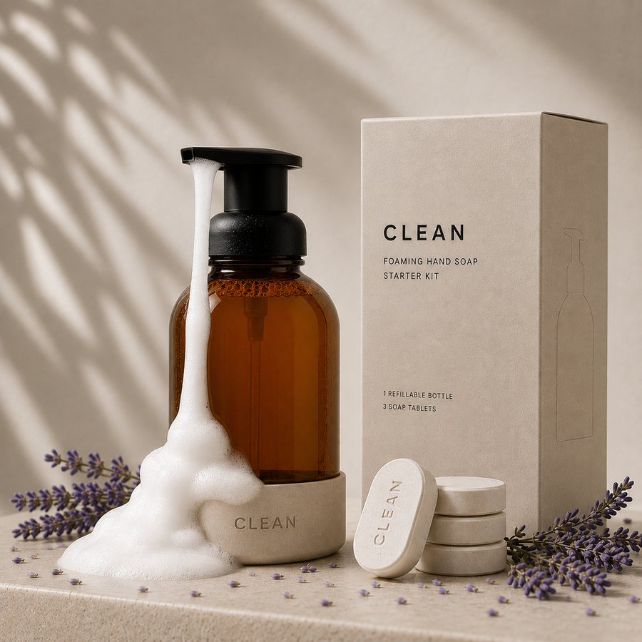 Brand 01 — foaming hand soap starter kit